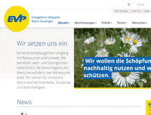 Tablet Screenshot of evp-kreuzlingen.ch